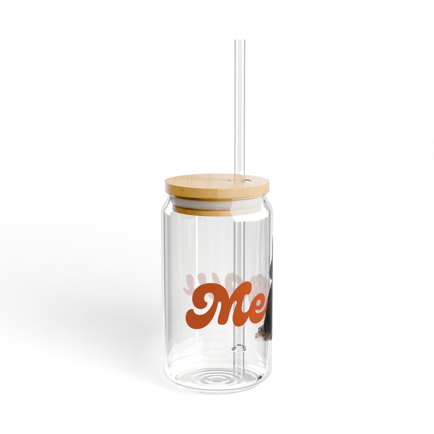 Meow Sipper Glass, 16oz