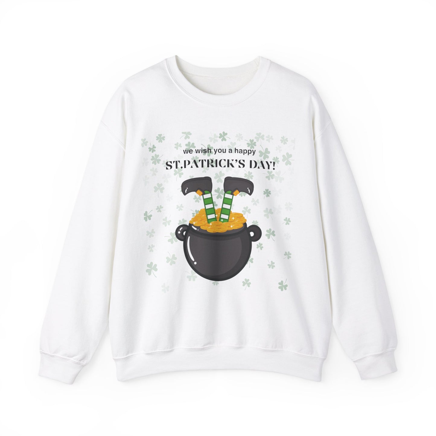 Happy St. Patrick's Day Unisex Heavy Blend™ Crewneck Sweatshirt
