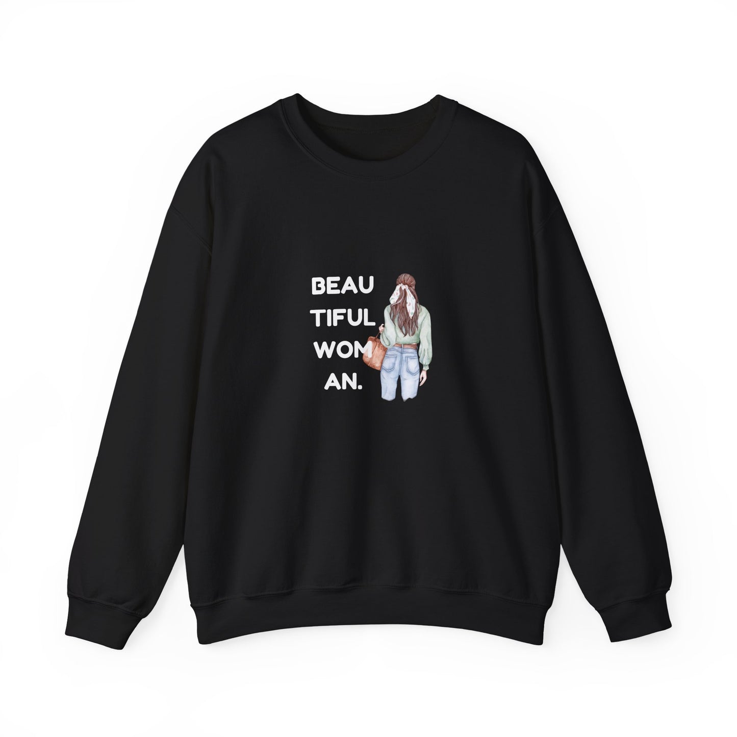 Beautiful Woman Women's Heavy Blend™ Crewneck Sweatshirt