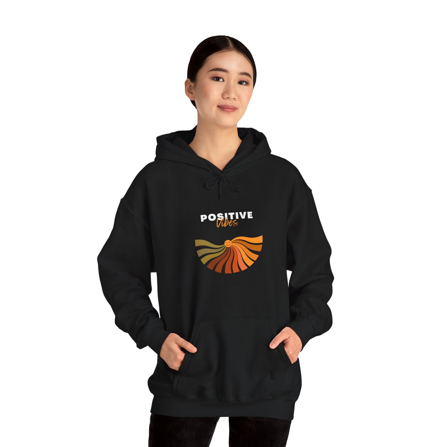 Positive Vibes Unisex Heavy Blend™ Hooded Sweatshirt