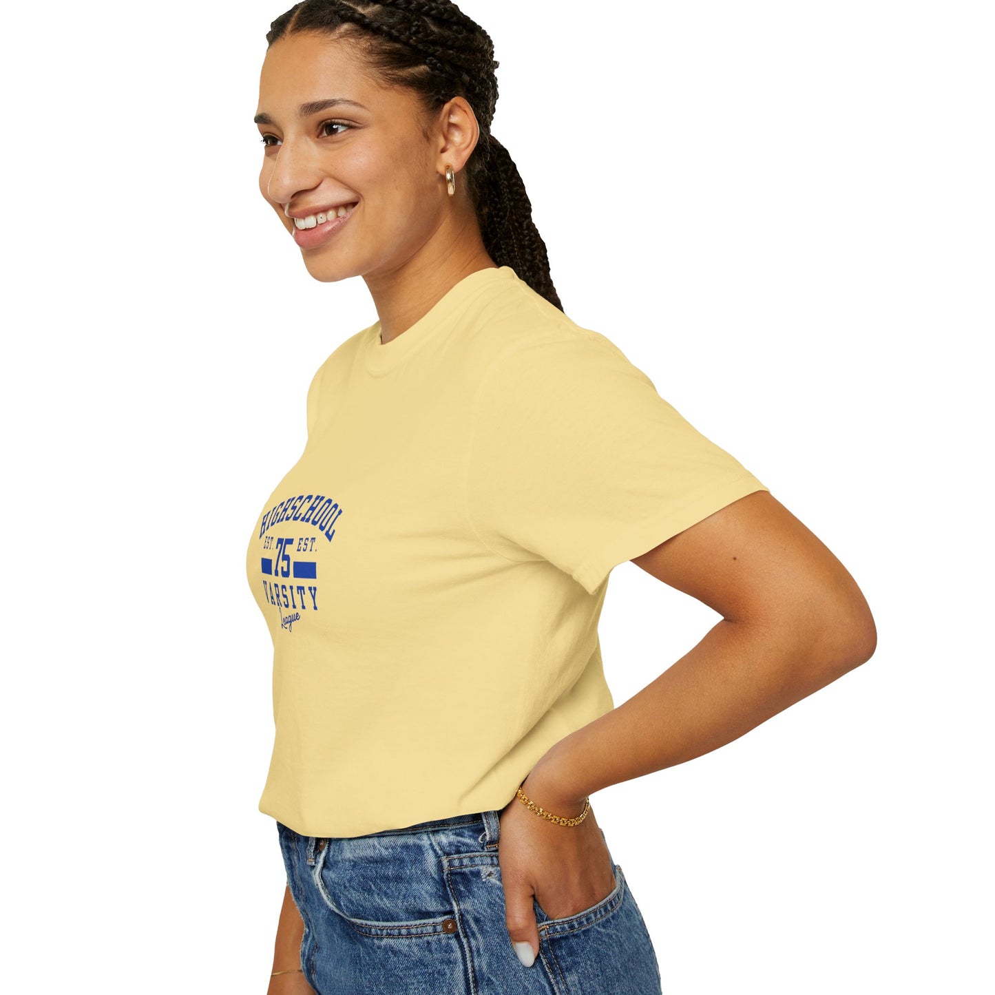High School Varsity League Unisex Garment-Dyed T-shirt