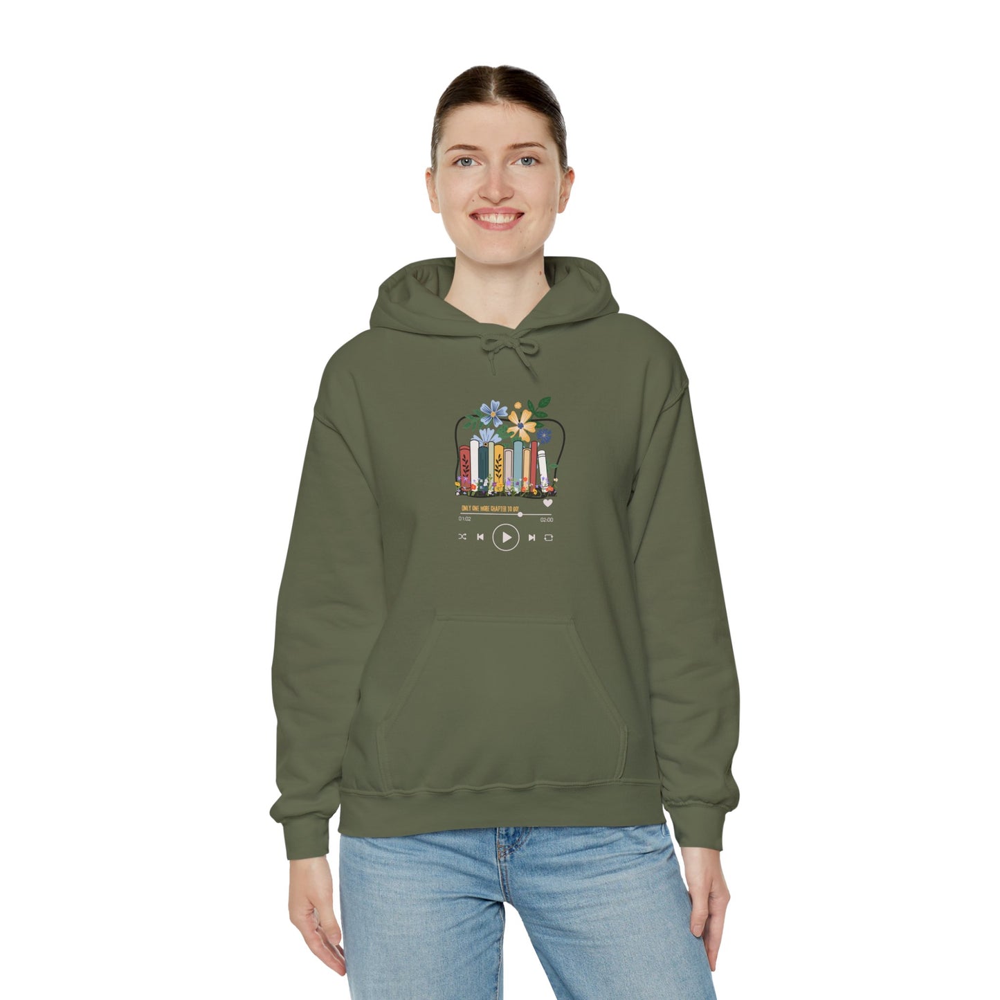 Only One More Chapter To Go Unisex Heavy Blend™ Hooded Sweatshirt