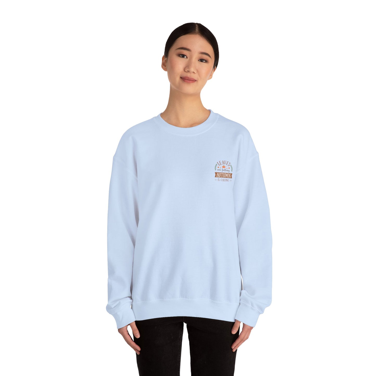 Leaves Are Falling Autumn Is Calling Unisex Heavy Blend™ Crewneck Sweatshirt