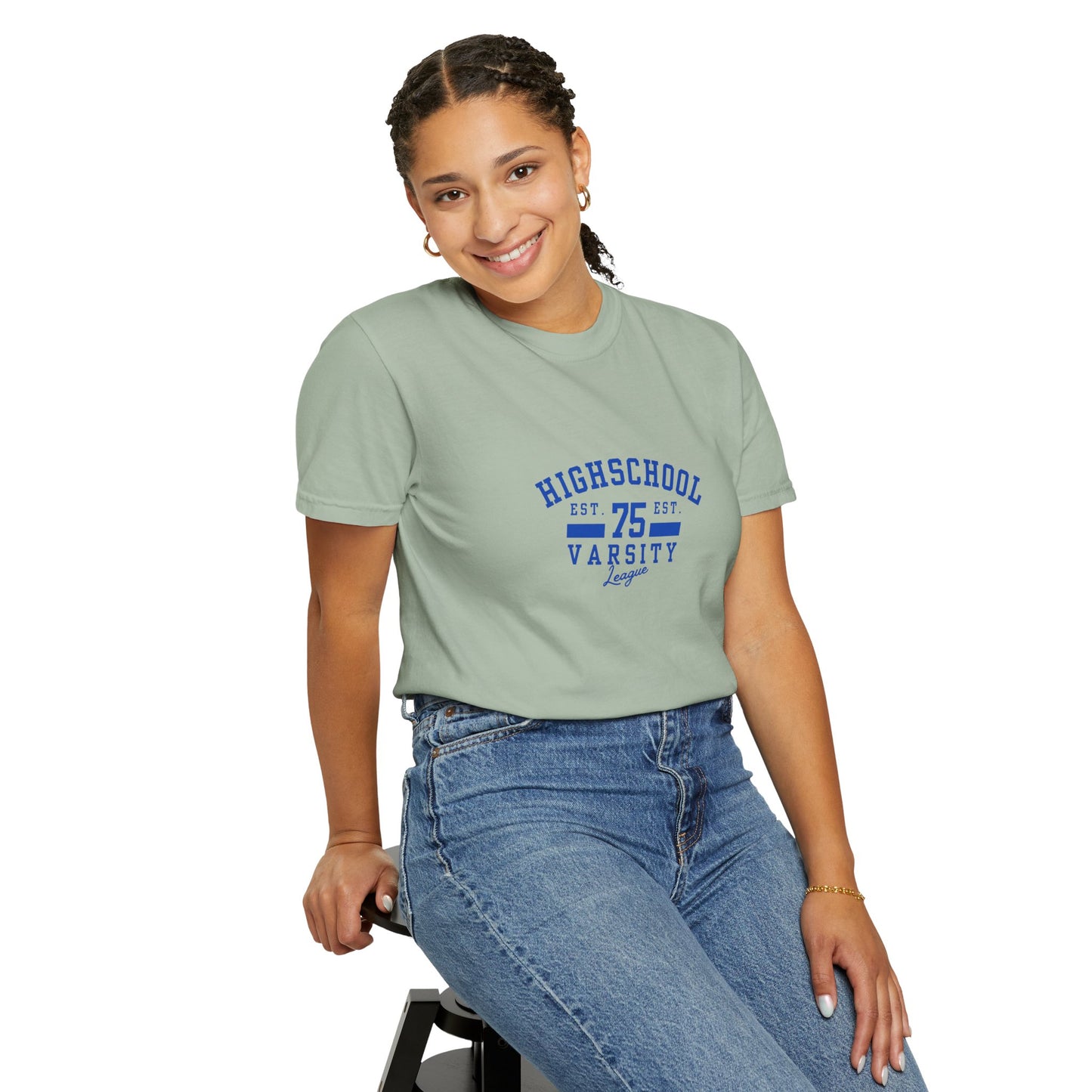 High School Varsity League Unisex Garment-Dyed T-shirt