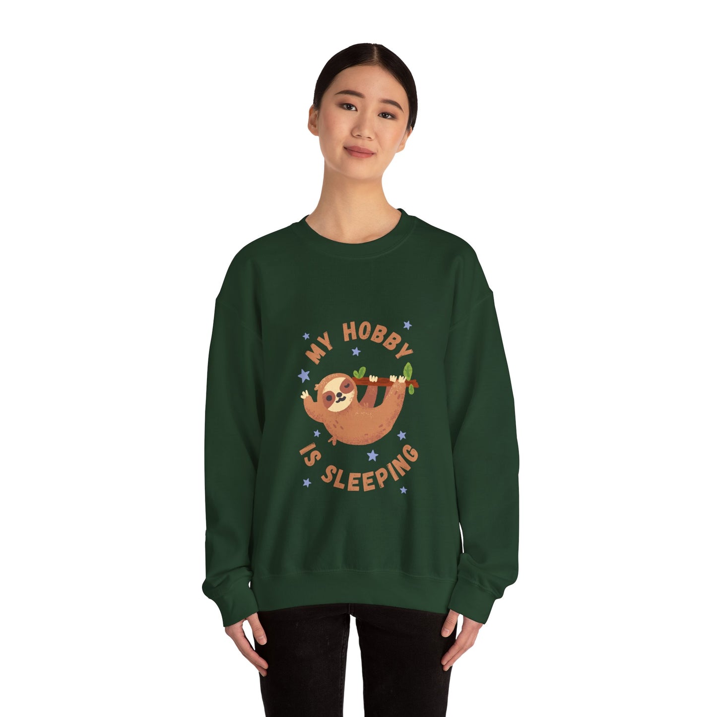 My Hobby Is Sleeping Women's Heavy Blend™ Crewneck Sweatshirt