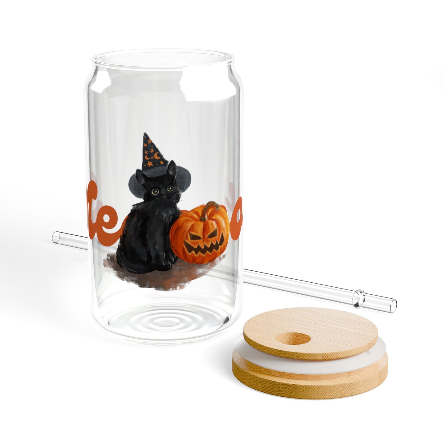Meow Sipper Glass, 16oz