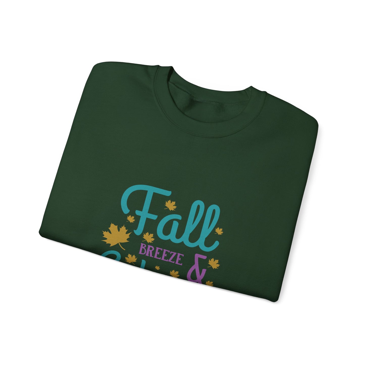 Fall Breeze And Autumn Leaves Unisex Heavy Blend™ Crewneck Sweatshirt