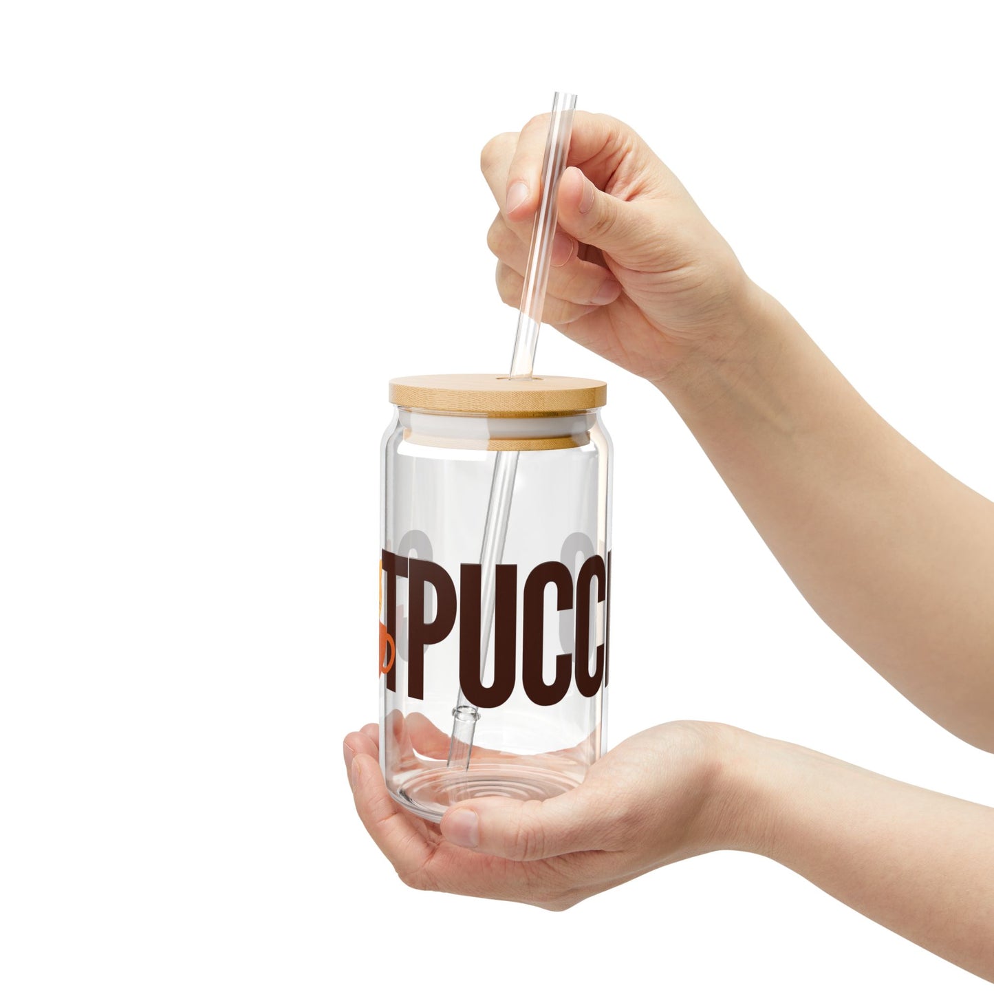 Catupccino Sipper Glass, 16oz