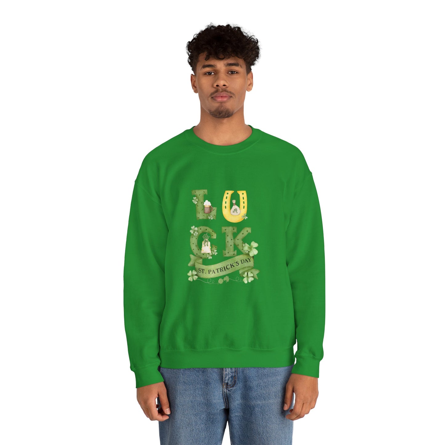 Luck Unisex Heavy Blend™ Crewneck Sweatshirt