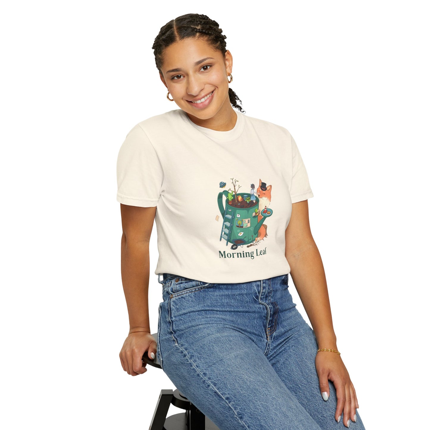 Morning Leaf Unisex Garment-Dyed T-shirt