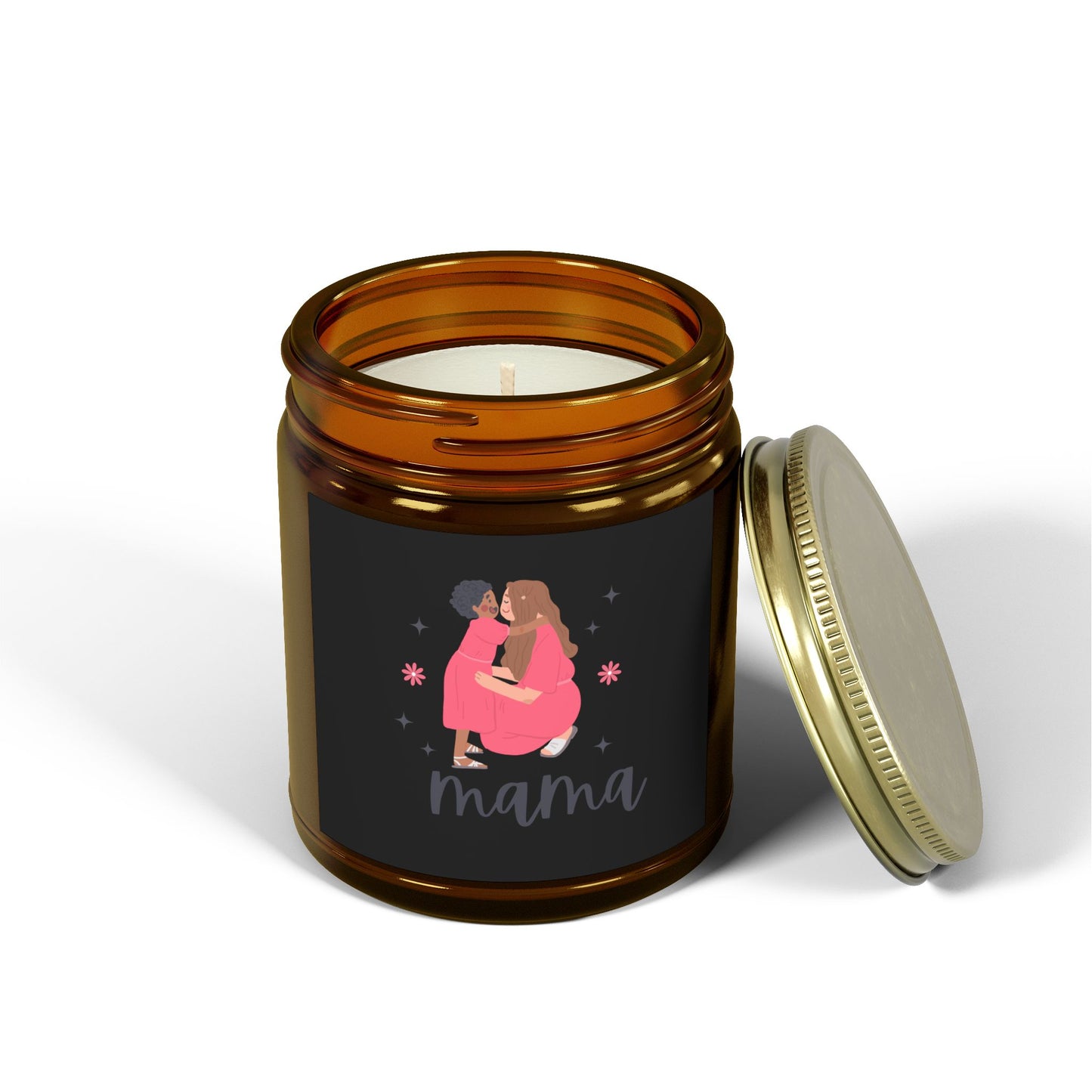 Mama Blackberry Vanilla Scented Candles, Coconut Apricot Wax (9oz)