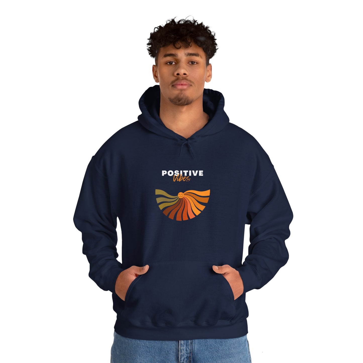 Positive Vibes Unisex Heavy Blend™ Hooded Sweatshirt