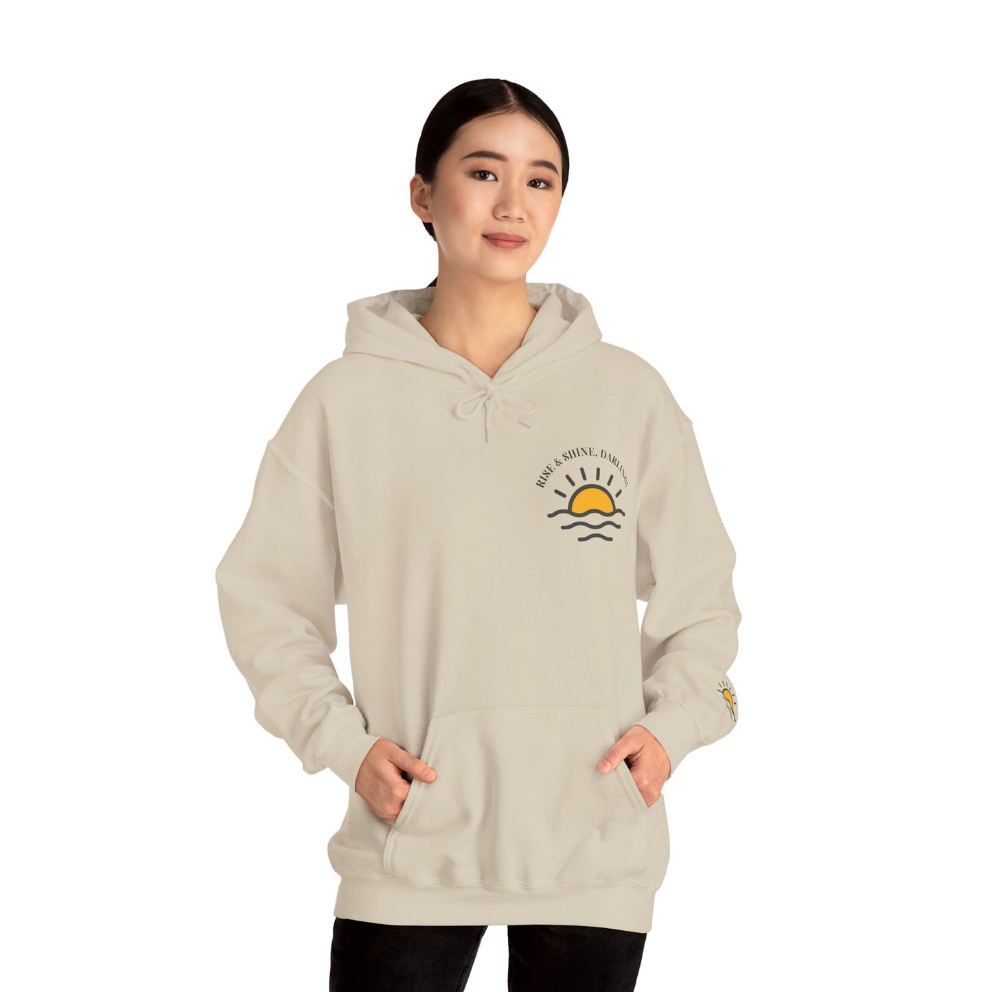 Rise And Shine, Darling! Unisex Heavy Blend™ Hooded Sweatshirt
