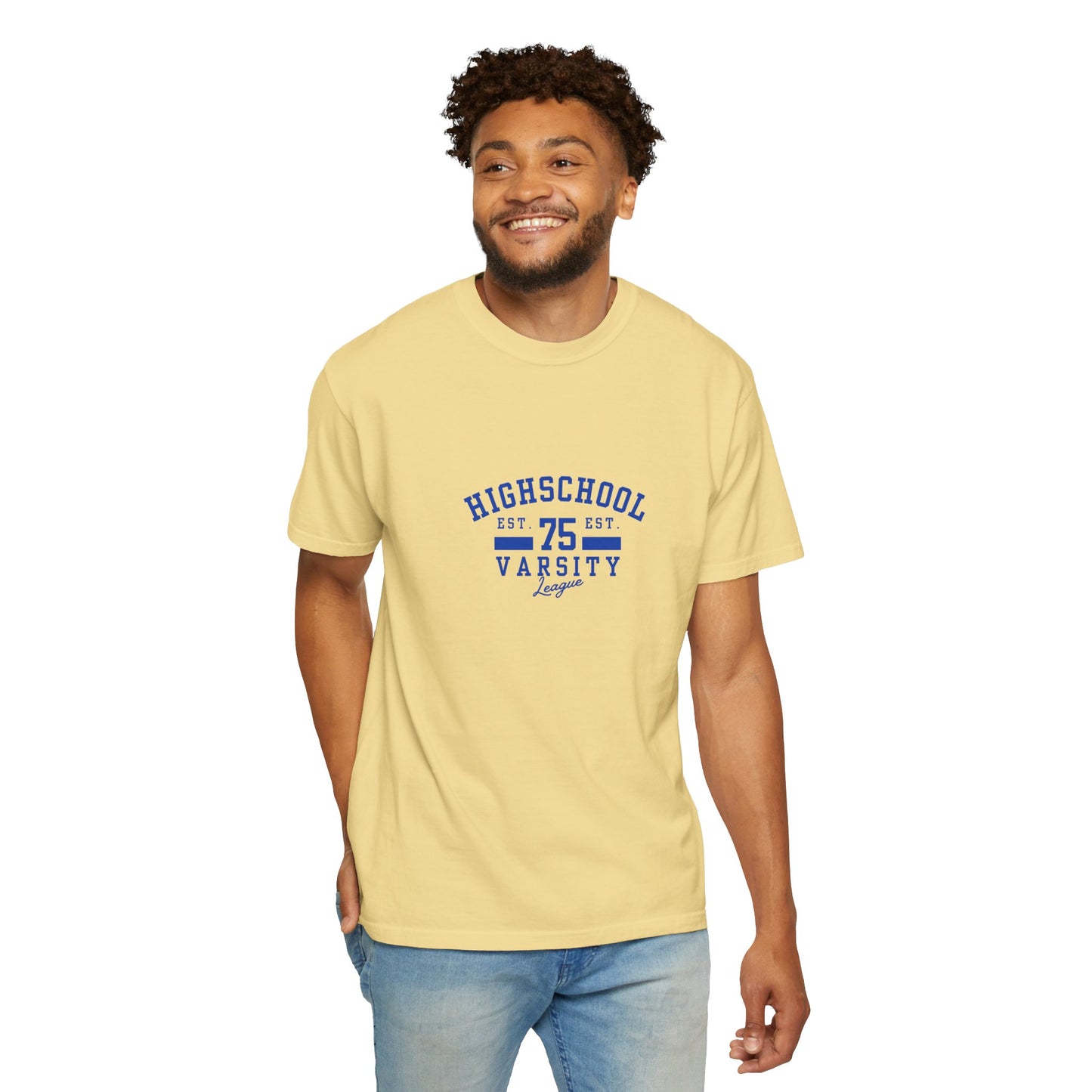 High School Varsity League Unisex Garment-Dyed T-shirt