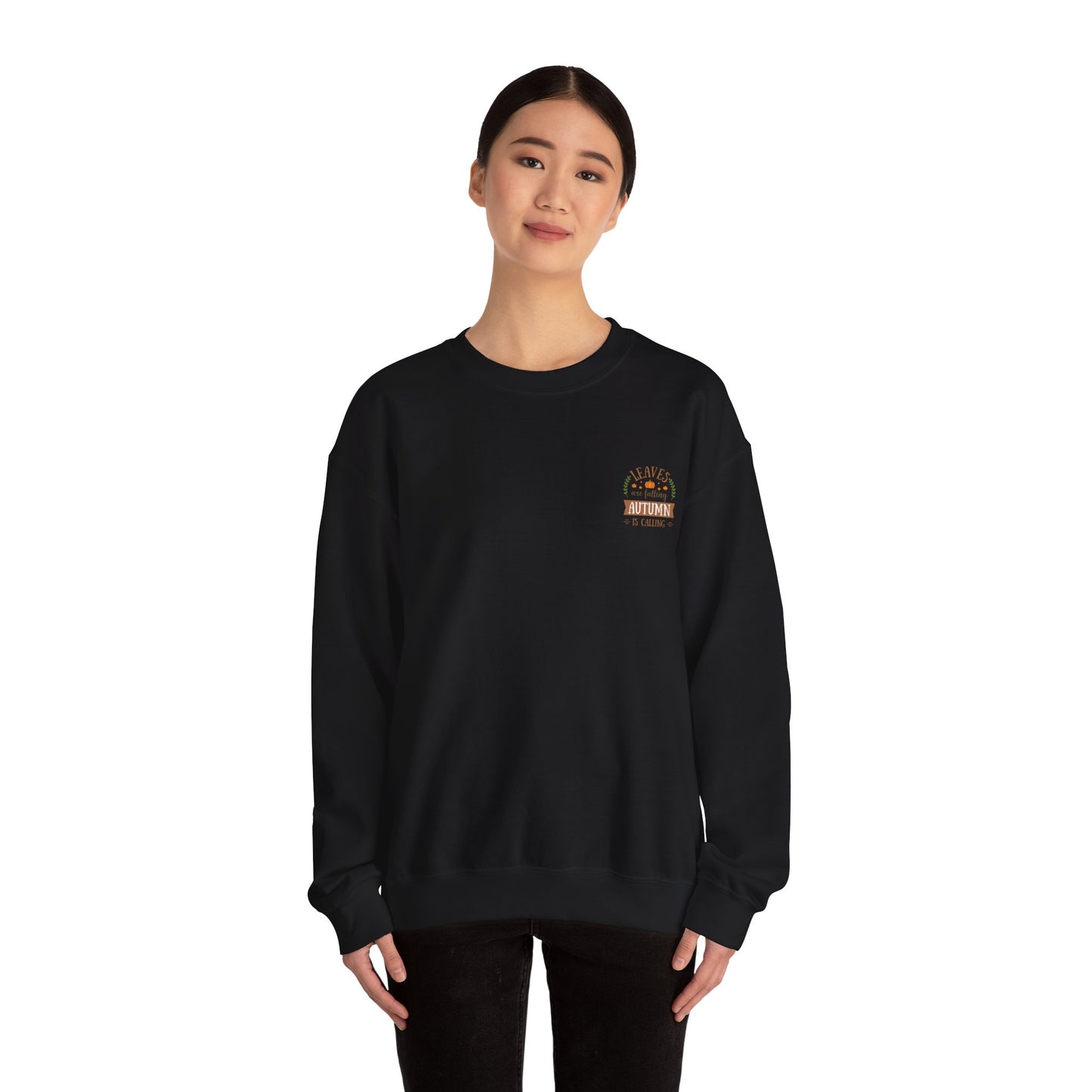 Leaves Are Falling Autumn Is Calling Unisex Heavy Blend™ Crewneck Sweatshirt
