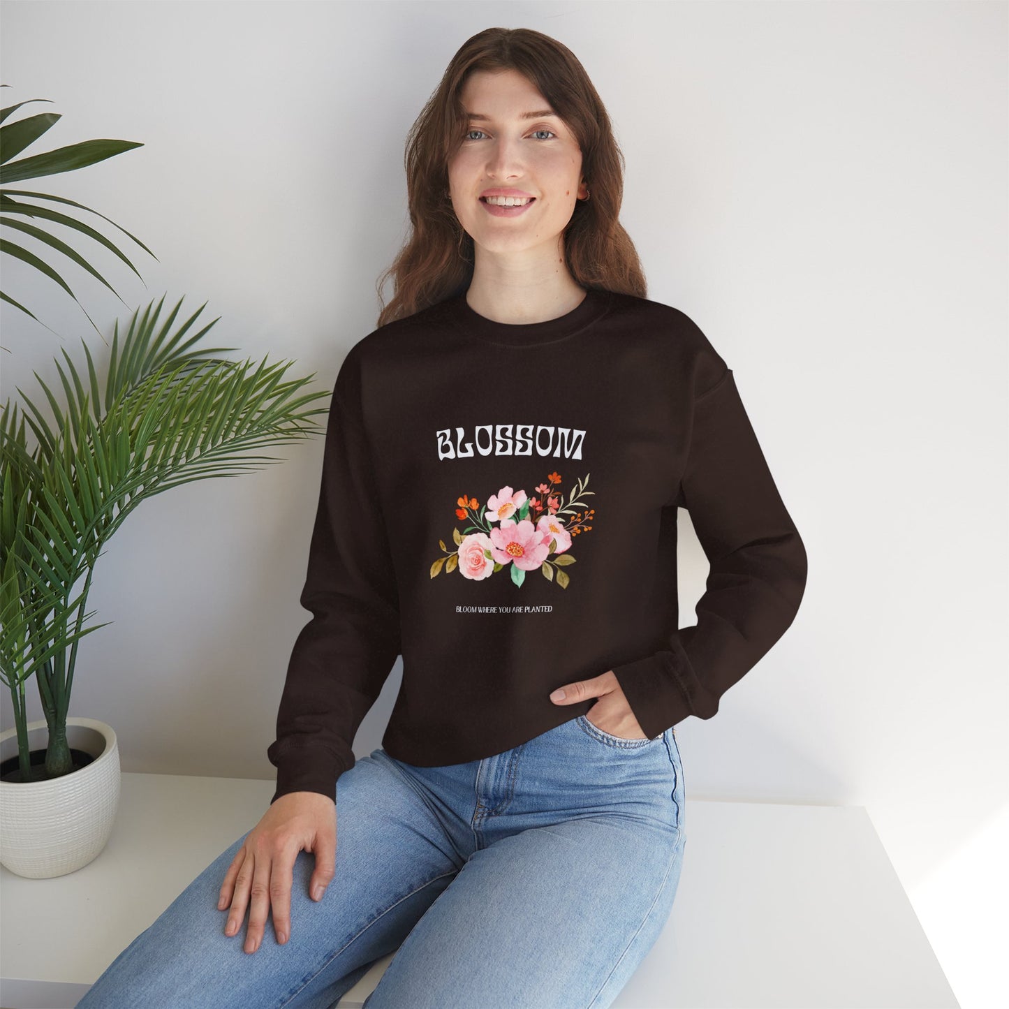 Blossom Women's Heavy Blend™ Crewneck Sweatshirt