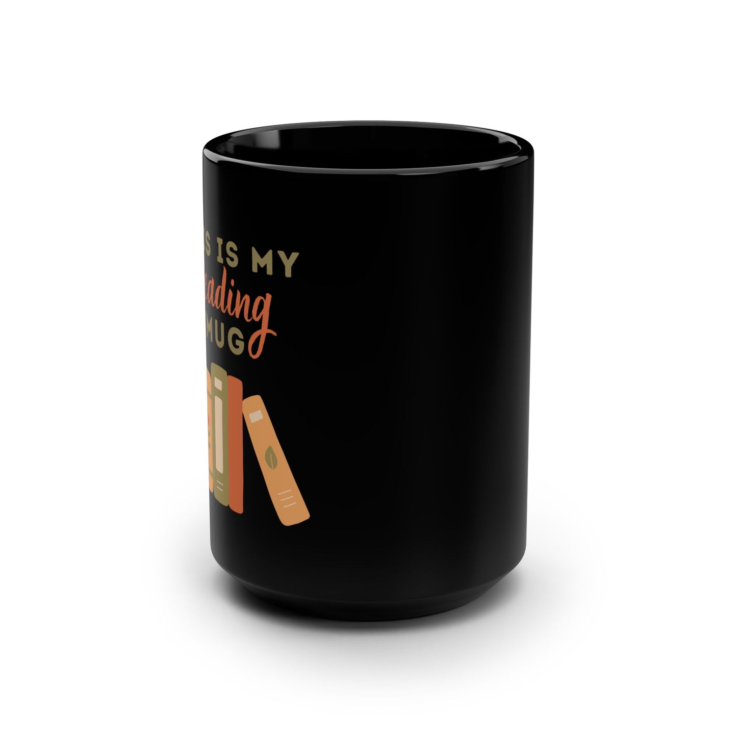 This Is My Reading Mug Black Mug, 15oz