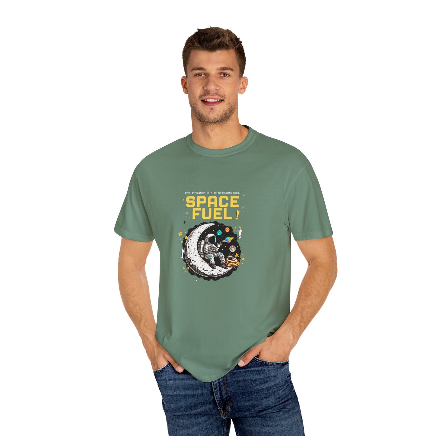 Space Fuel Unisex Garment-Dyed T-shirt