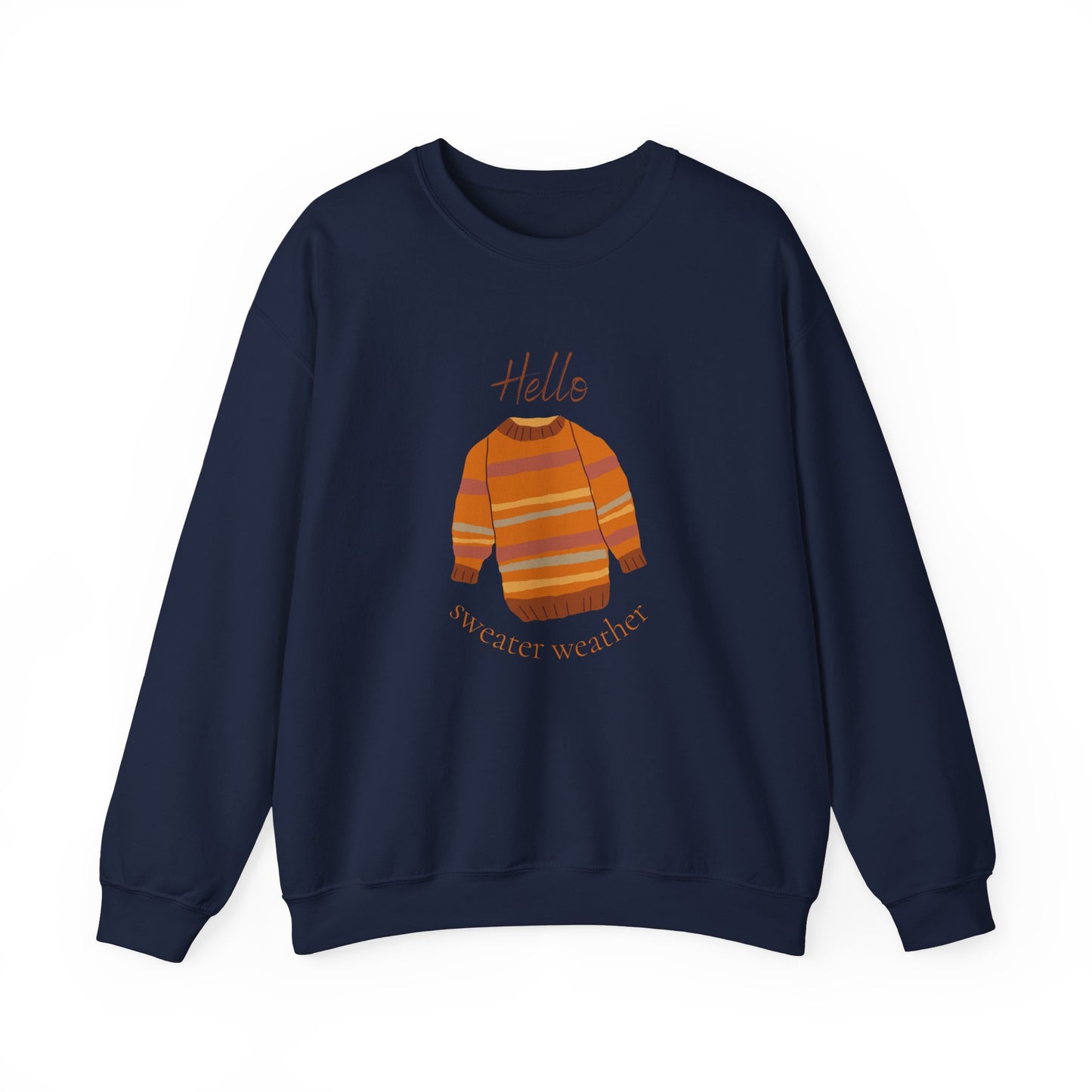 Hello Sweater Weather Unisex Heavy Blend™ Crewneck Sweatshirt