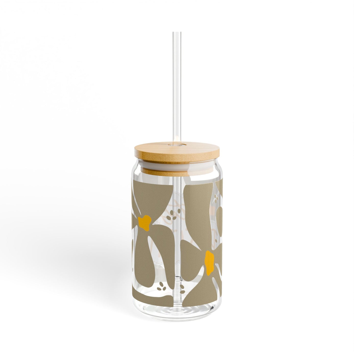 Stay Positive Sipper Glass, 16oz
