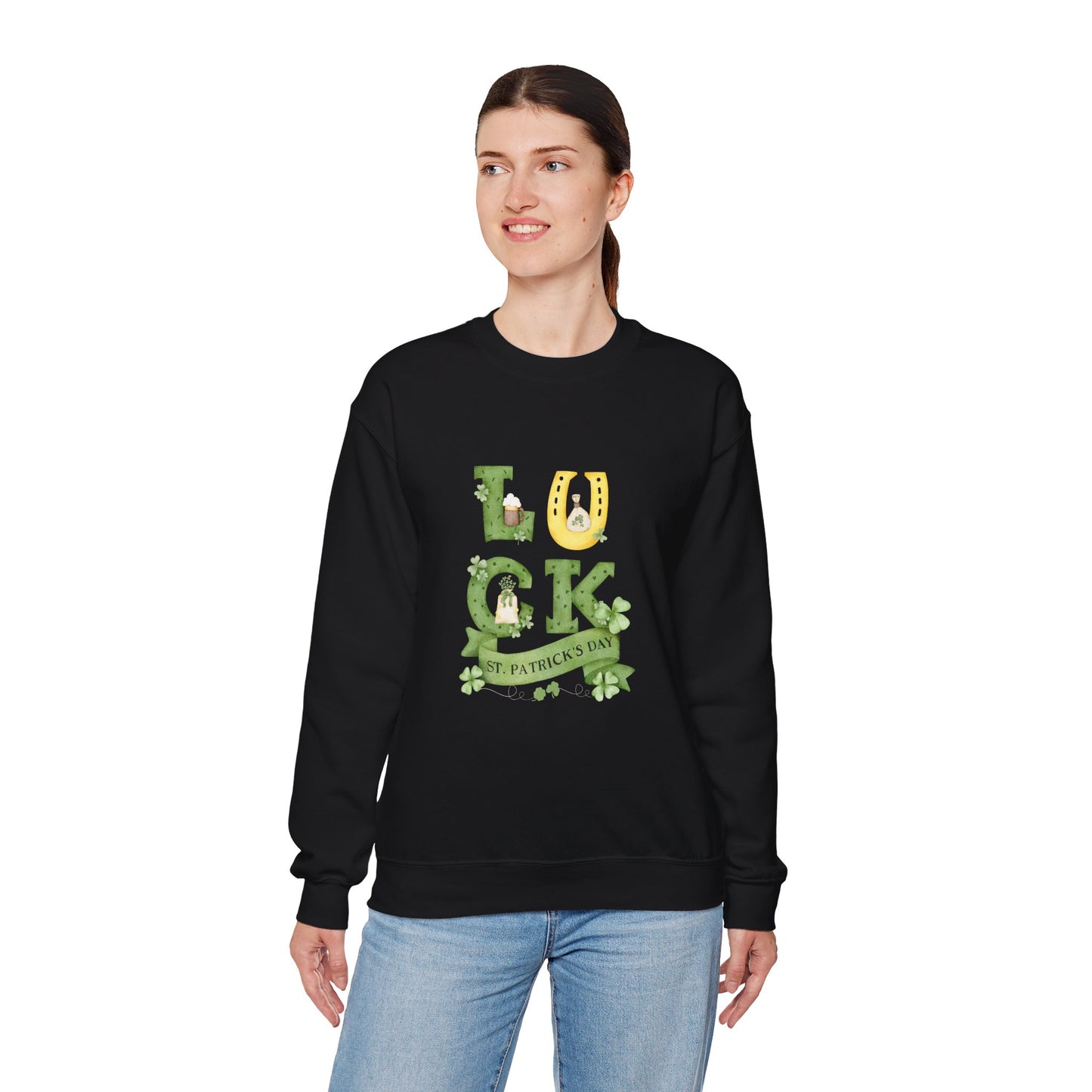 Luck Unisex Heavy Blend™ Crewneck Sweatshirt