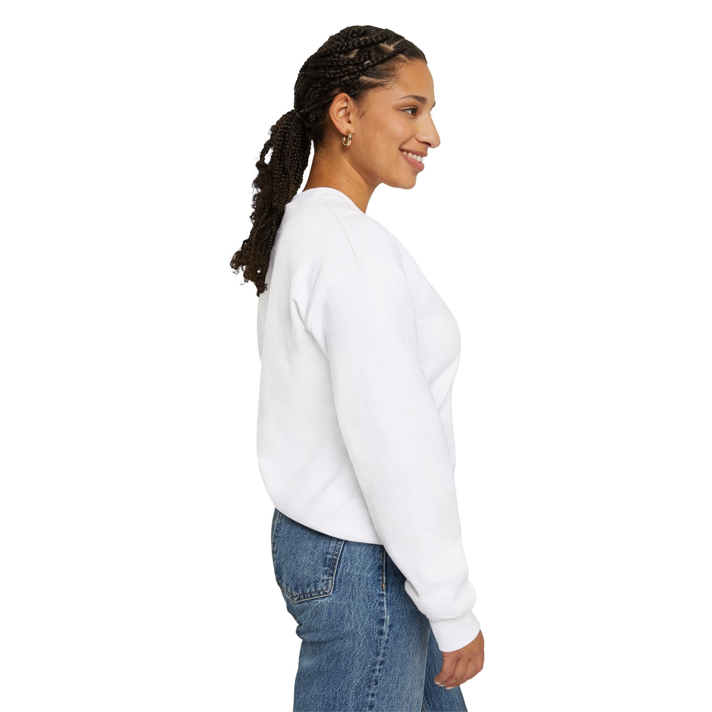 Born To Be Happy Women's Heavy Blend™ Crewneck Sweatshirt