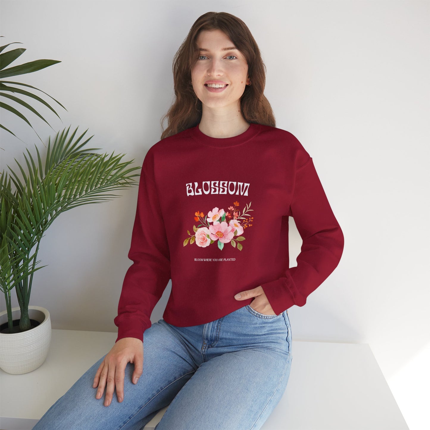 Blossom Women's Heavy Blend™ Crewneck Sweatshirt