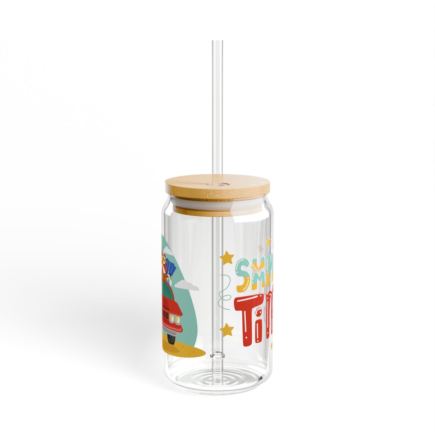 Summer Time Sipper Glass, 16oz
