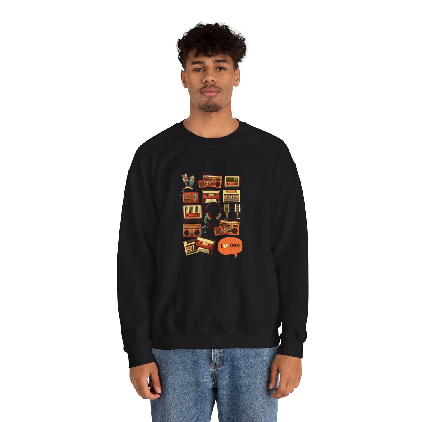 I Love 90's Unisex Heavy Blend™ Crewneck Sweatshirt