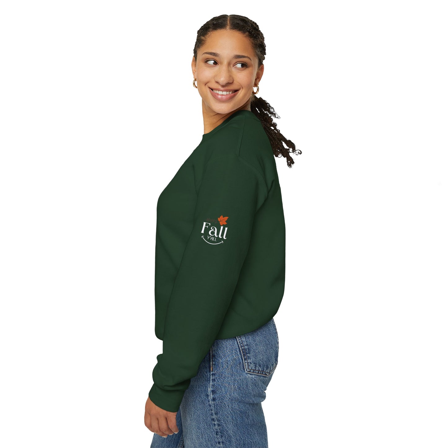 Happy Fall Y'all Unisex Heavy Blend™ Crewneck Sweatshirt