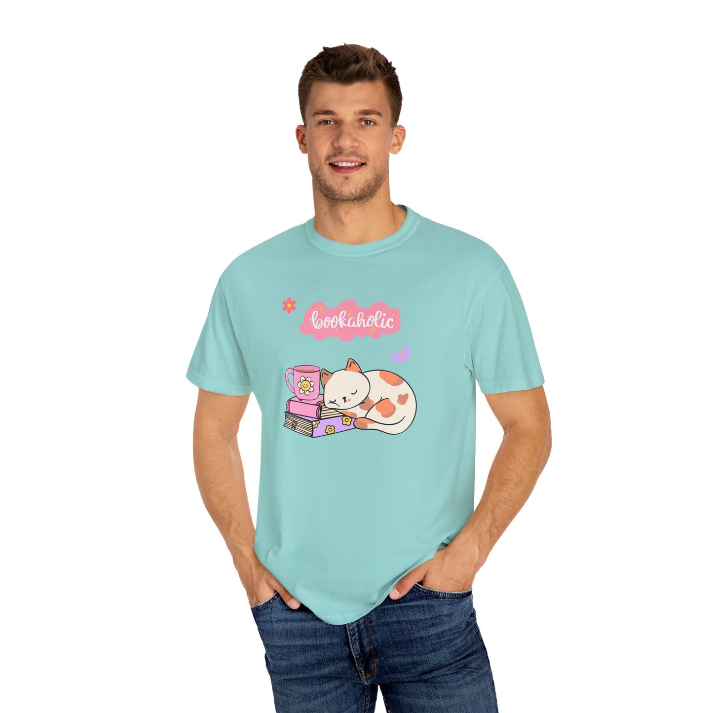 Bookaholic Unisex Garment-Dyed T-shirt