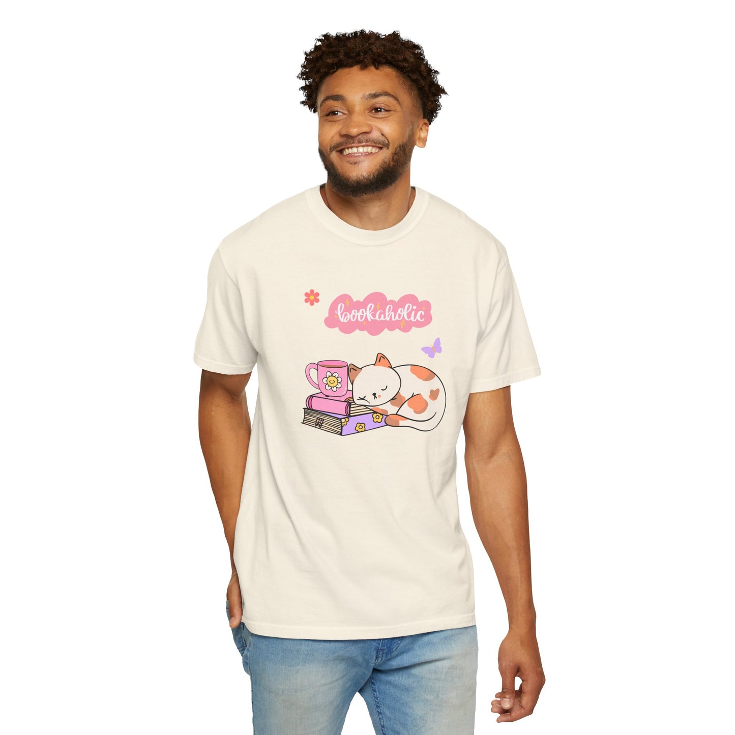 Bookaholic Unisex Garment-Dyed T-shirt