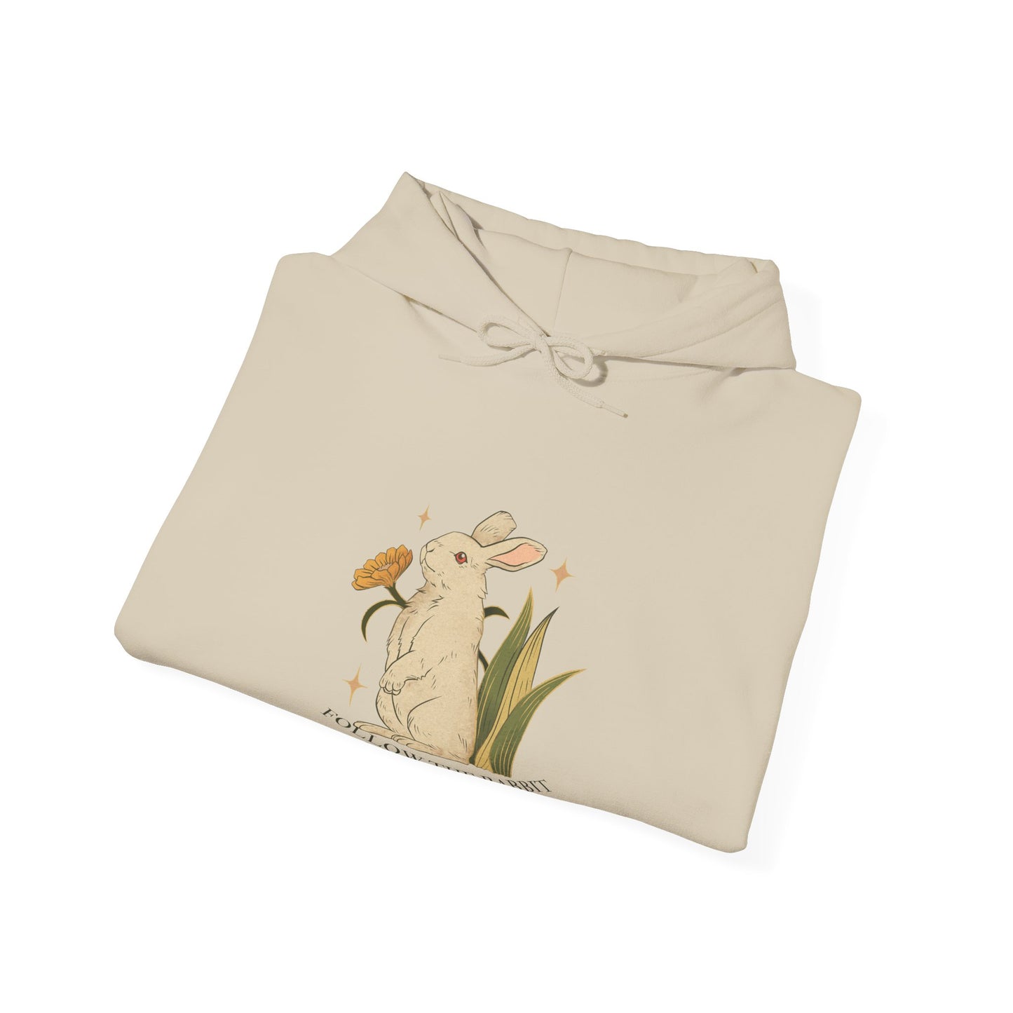 Follow The Rabbit Women's Heavy Blend™ Hooded Sweatshirt