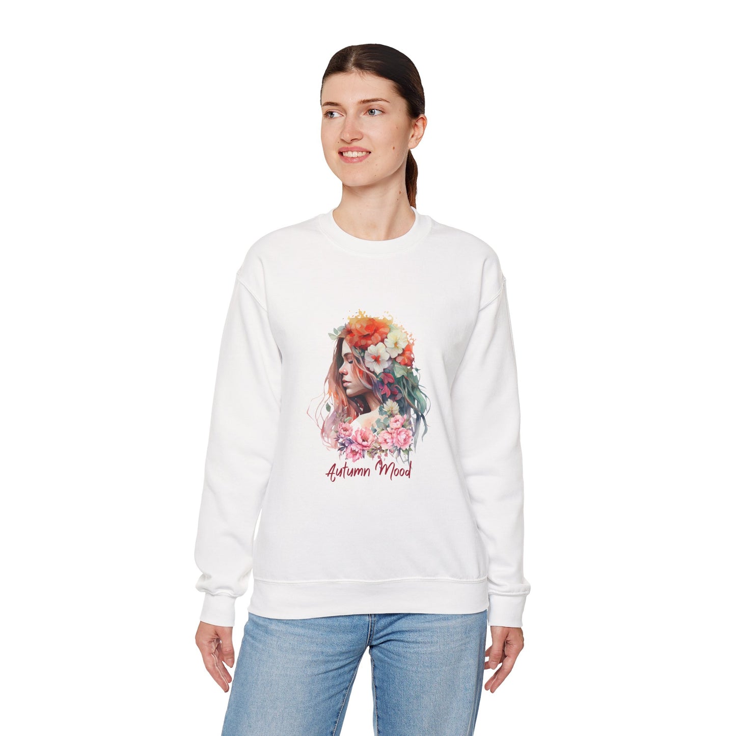 Autumn Mood Women's Heavy Blend™ Crewneck Sweatshirt