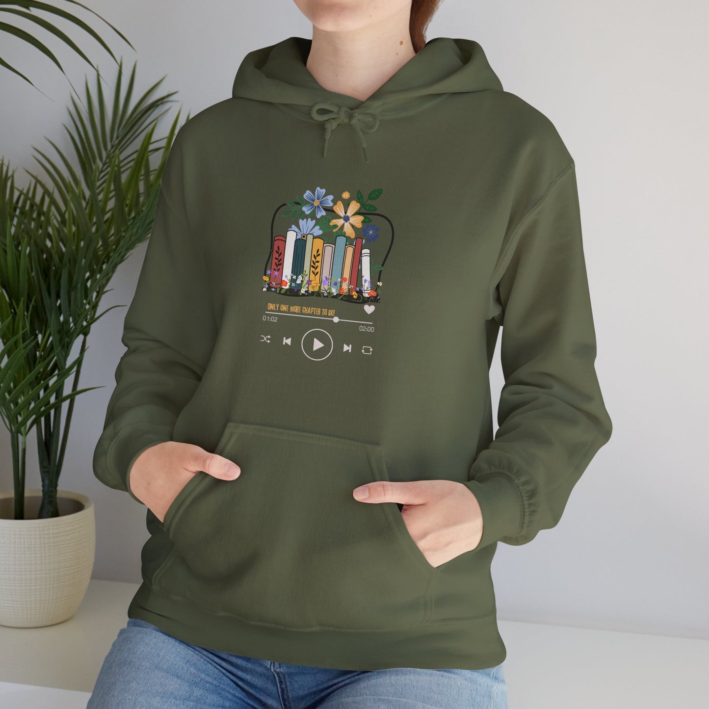 Only One More Chapter To Go Unisex Heavy Blend™ Hooded Sweatshirt