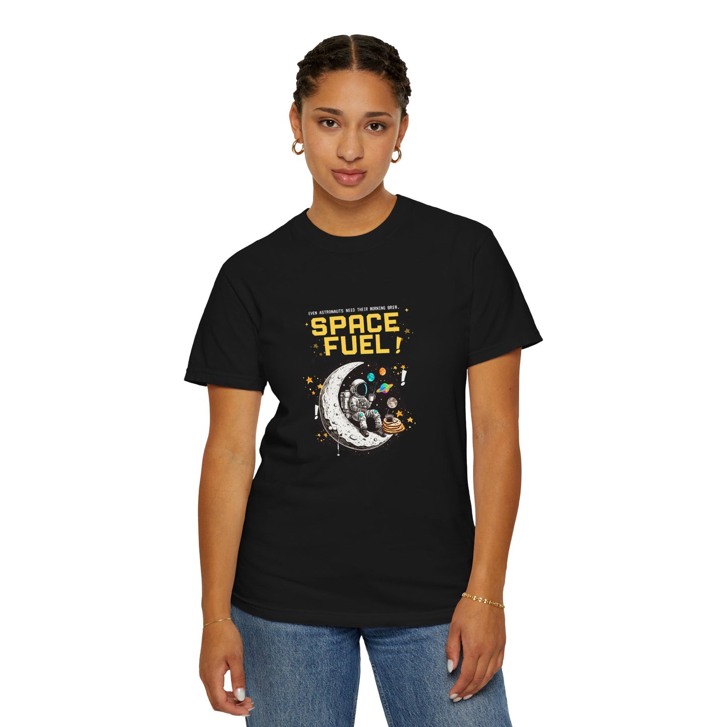 Space Fuel Unisex Garment-Dyed T-shirt