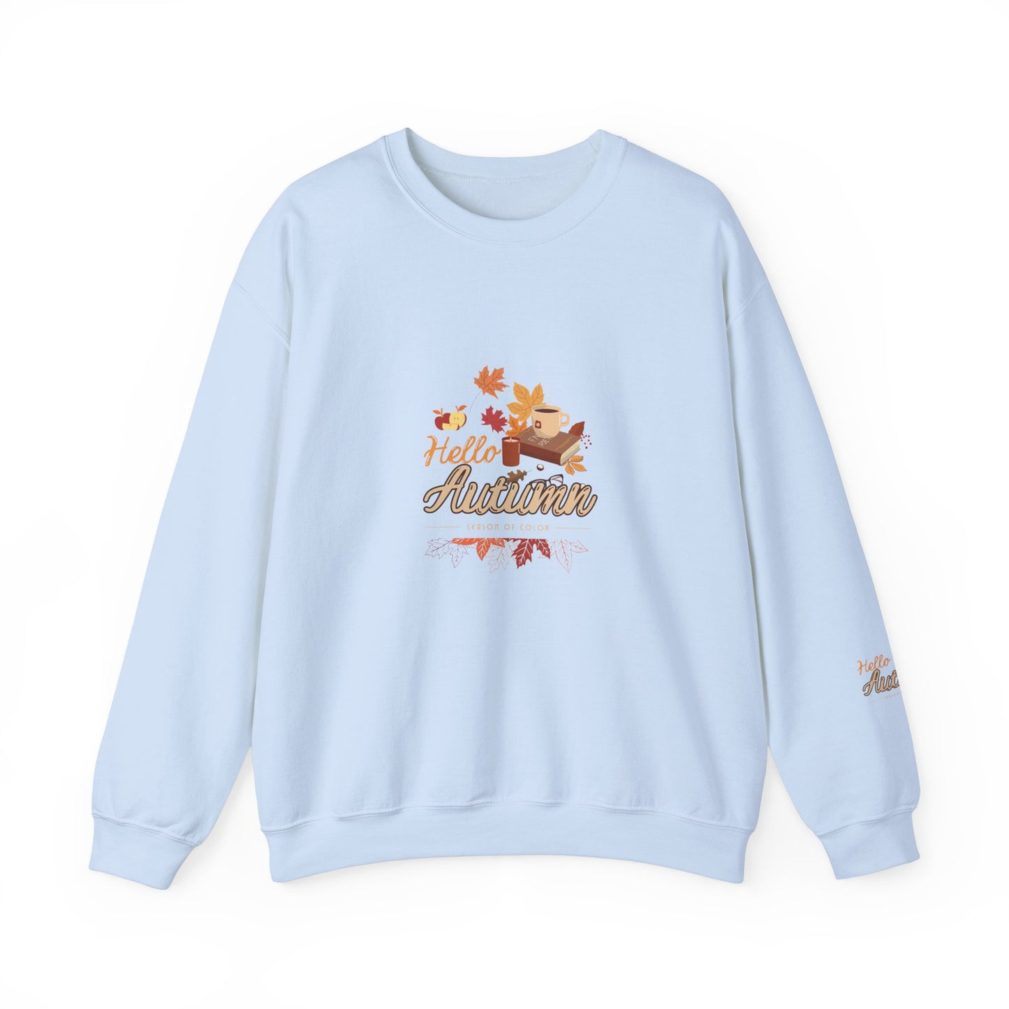 Hello Autumn Season Of Colour Unisex Heavy Blend™ Crewneck Sweatshirt