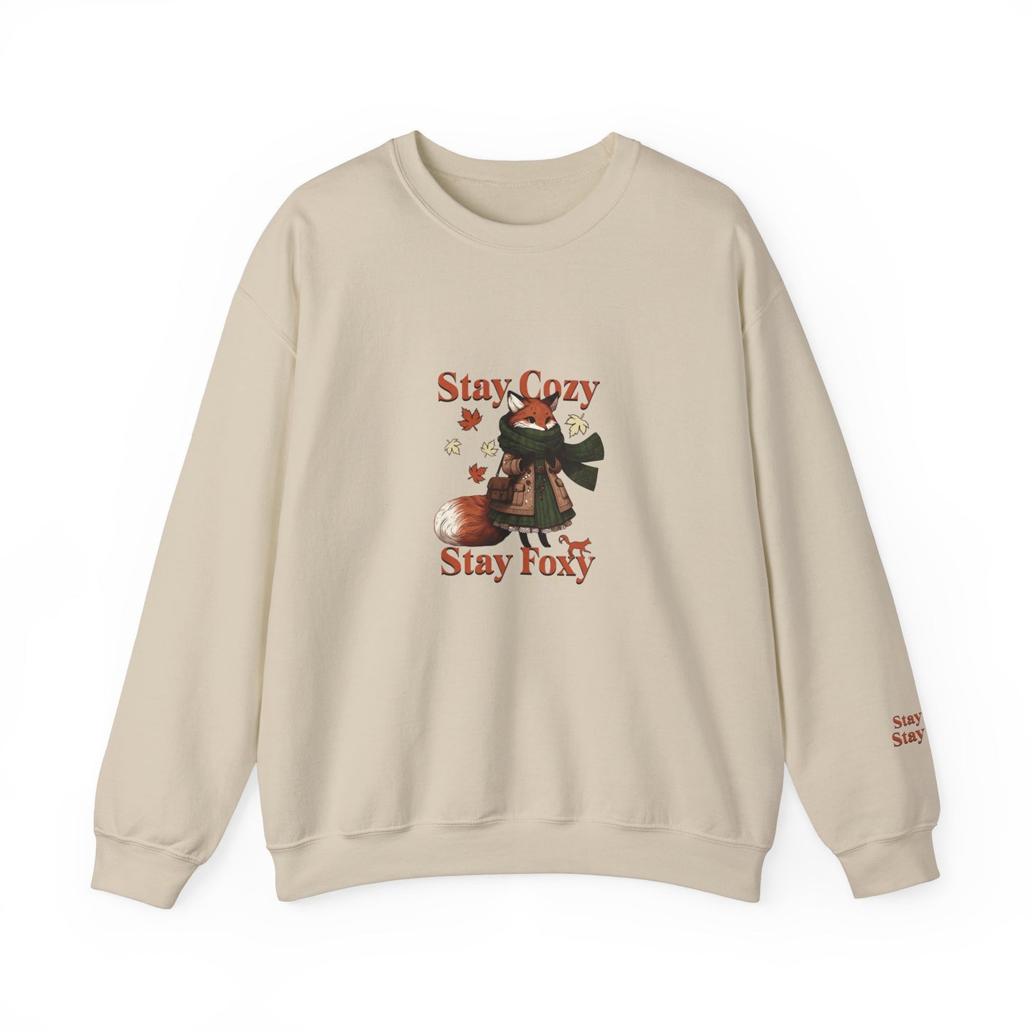 Stay Cozy Stay Foxy Women's Heavy Blend™ Crewneck Sweatshirt