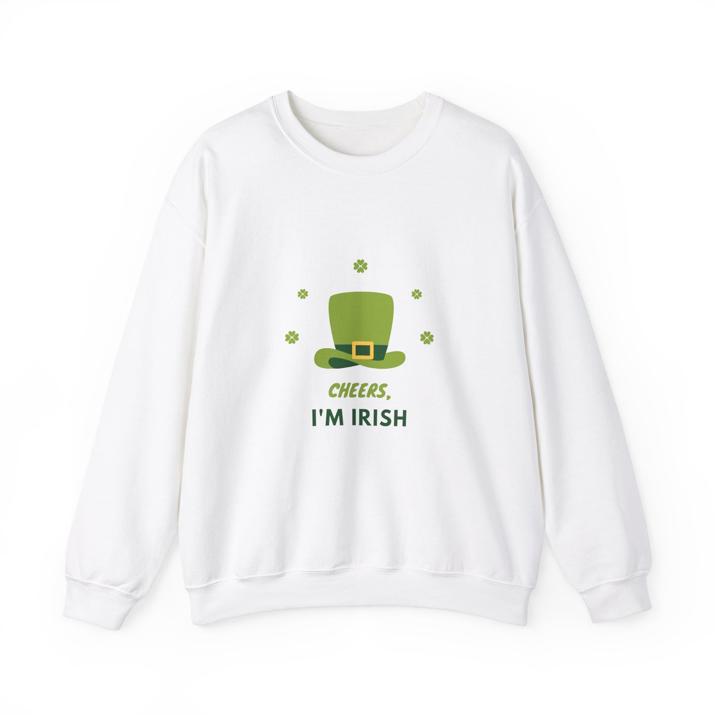 Cheers I'm Irish Unisex Heavy Blend™ Crewneck Sweatshirt