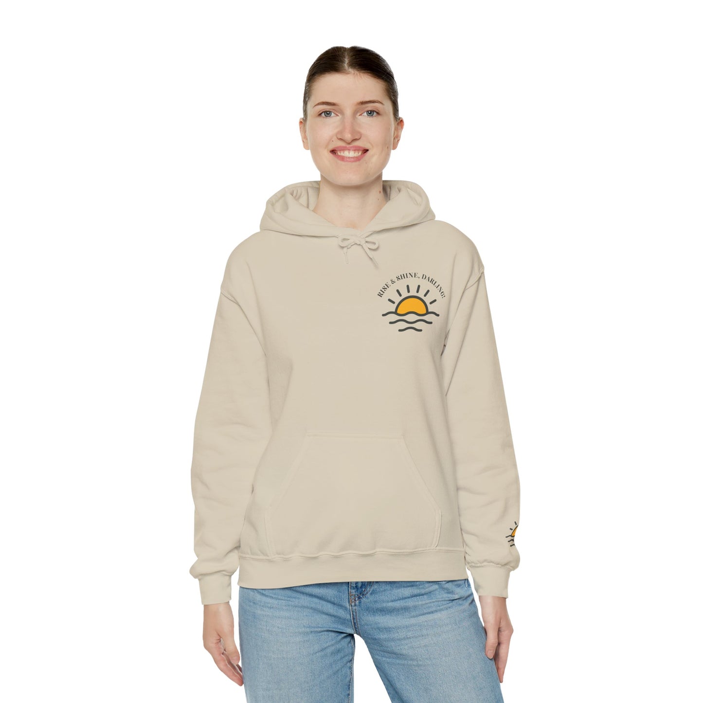 Rise And Shine, Darling! Unisex Heavy Blend™ Hooded Sweatshirt