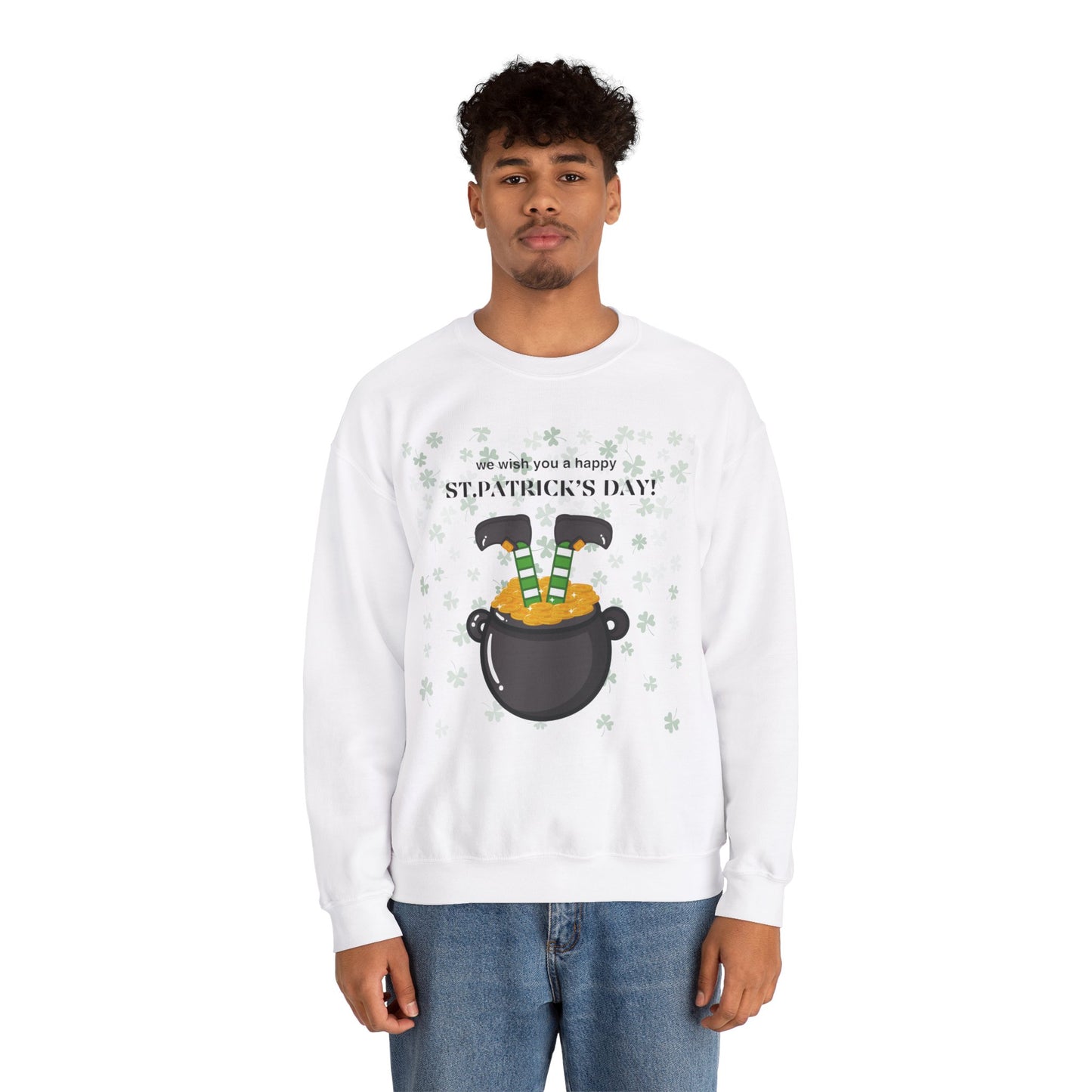 Happy St. Patrick's Day Unisex Heavy Blend™ Crewneck Sweatshirt