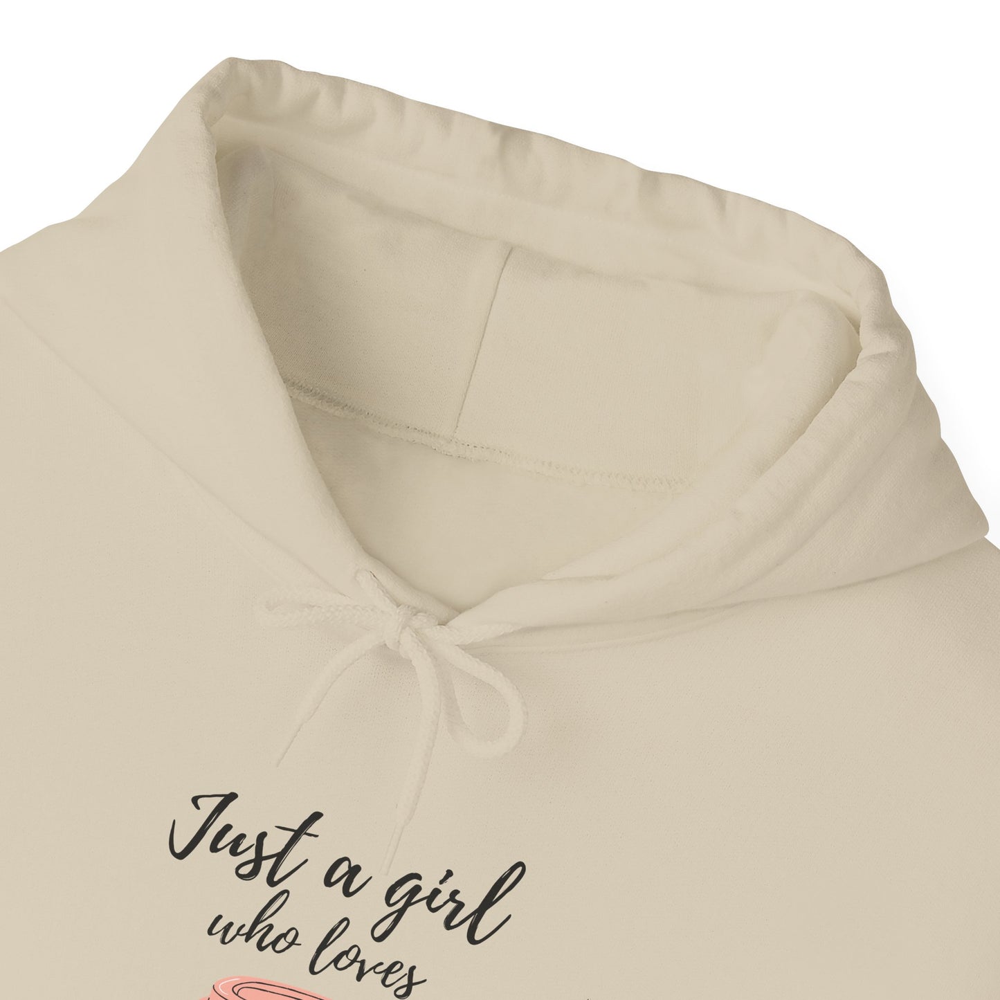Just A Girl Who Loves Coffee Women's Heavy Blend™ Hooded Sweatshirt