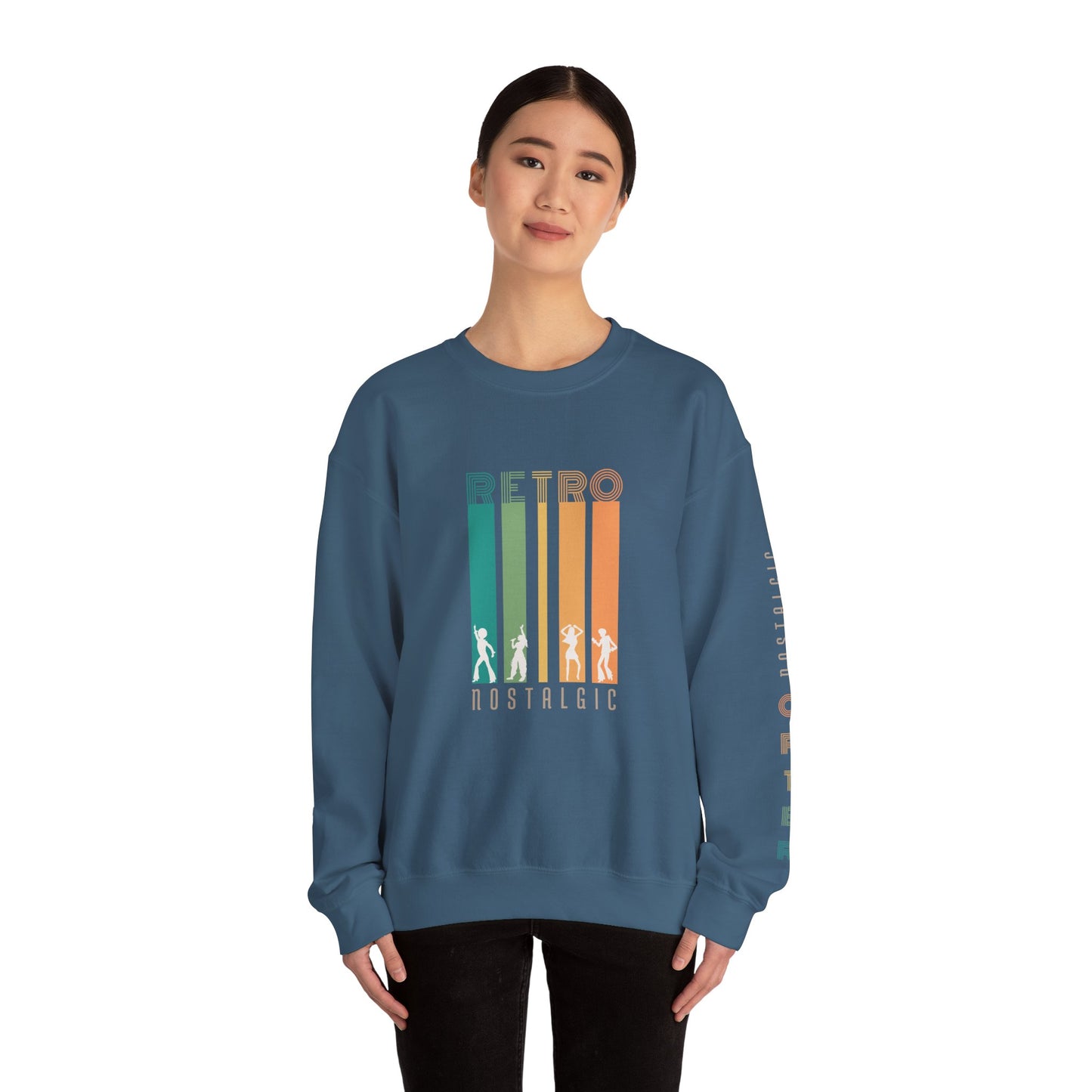 Retro Nostalgic Unisex Heavy Blend™ Crewneck Sweatshirt