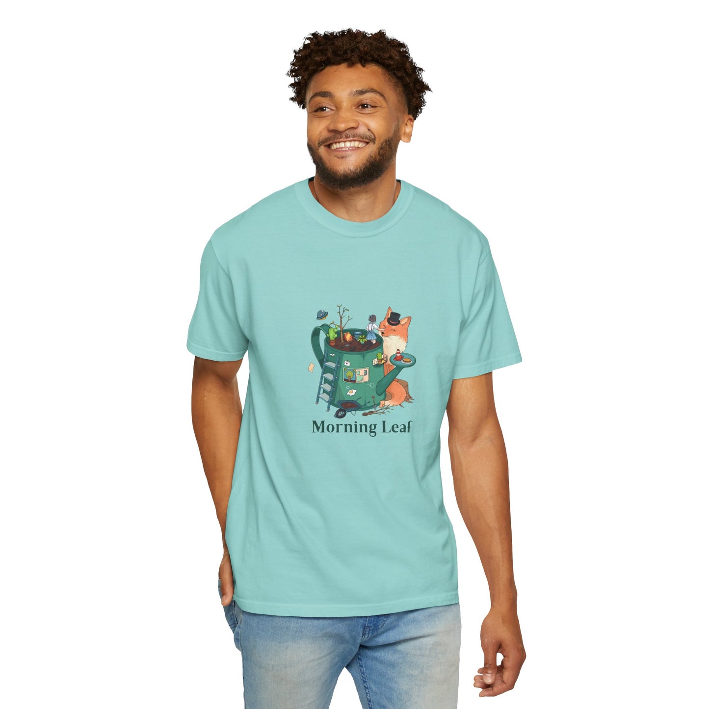 Morning Leaf Unisex Garment-Dyed T-shirt