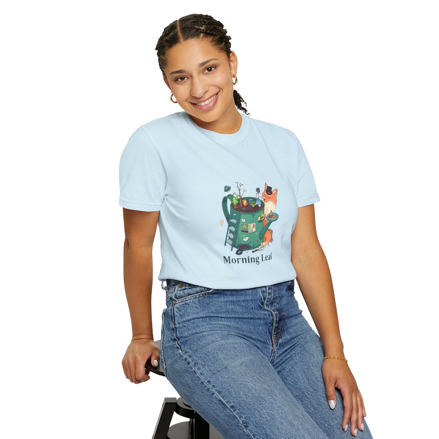 Morning Leaf Unisex Garment-Dyed T-shirt