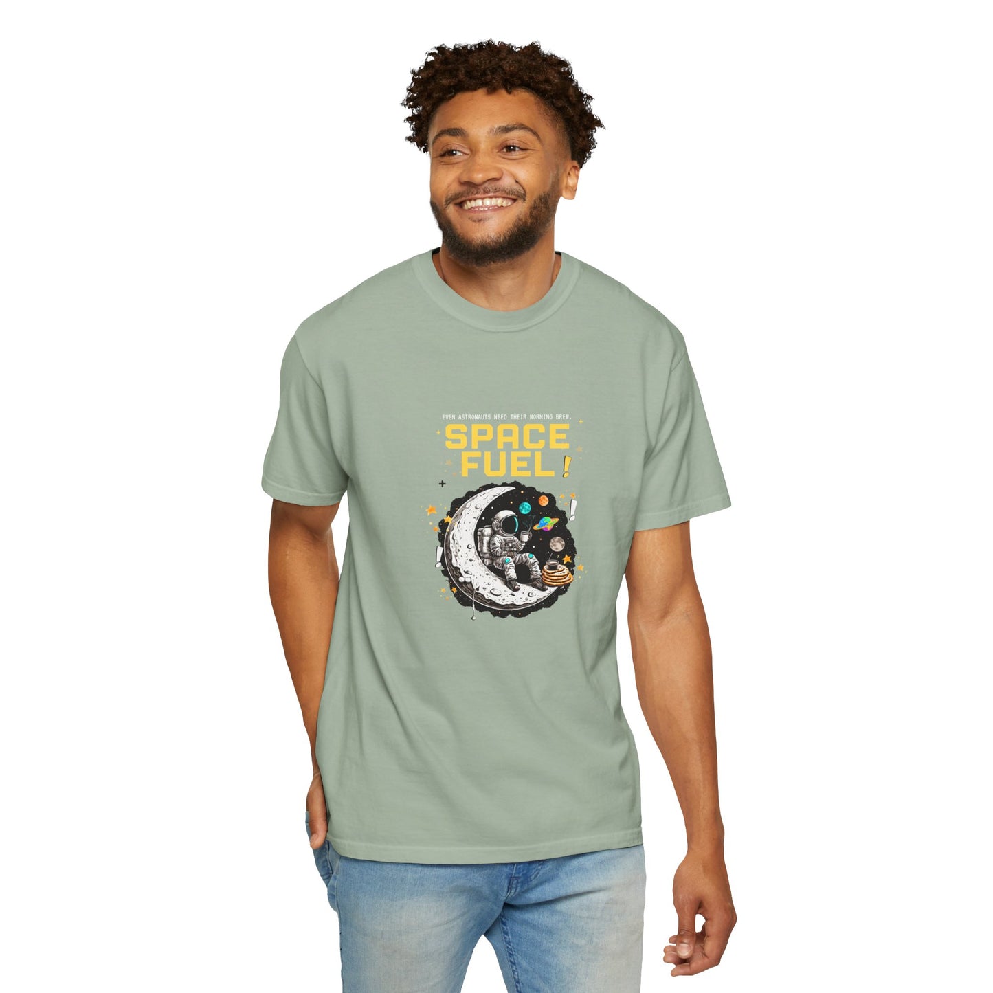 Space Fuel Unisex Garment-Dyed T-shirt