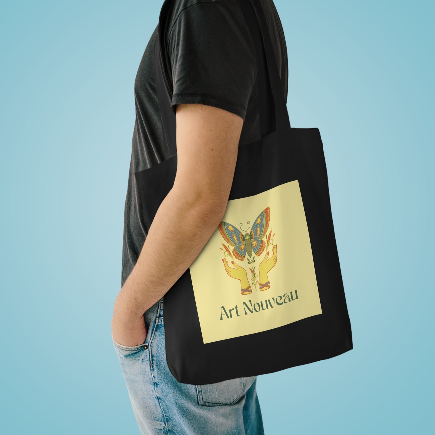 Art Nouveau Cotton Tote Bag