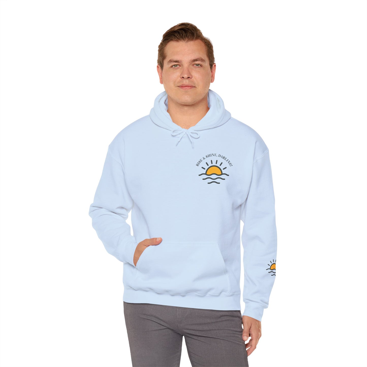 Rise And Shine, Darling! Unisex Heavy Blend™ Hooded Sweatshirt