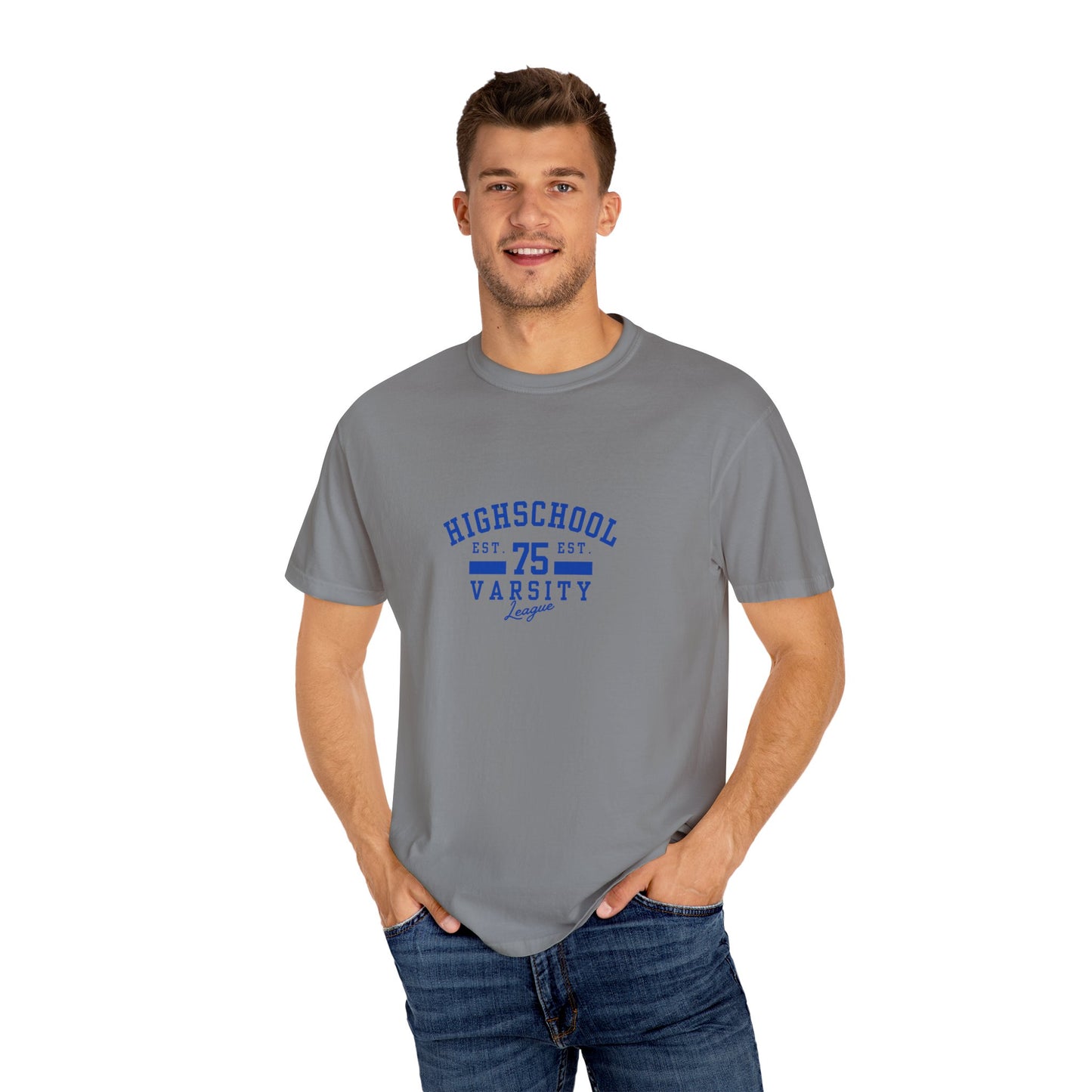 High School Varsity League Unisex Garment-Dyed T-shirt