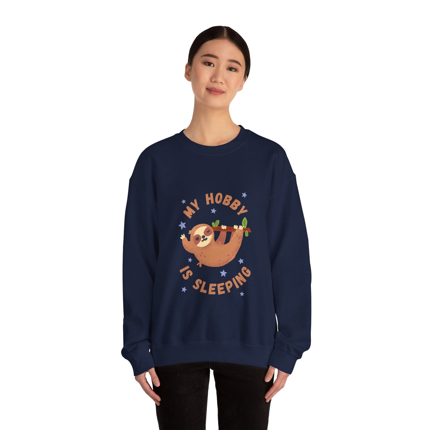 My Hobby Is Sleeping Women's Heavy Blend™ Crewneck Sweatshirt